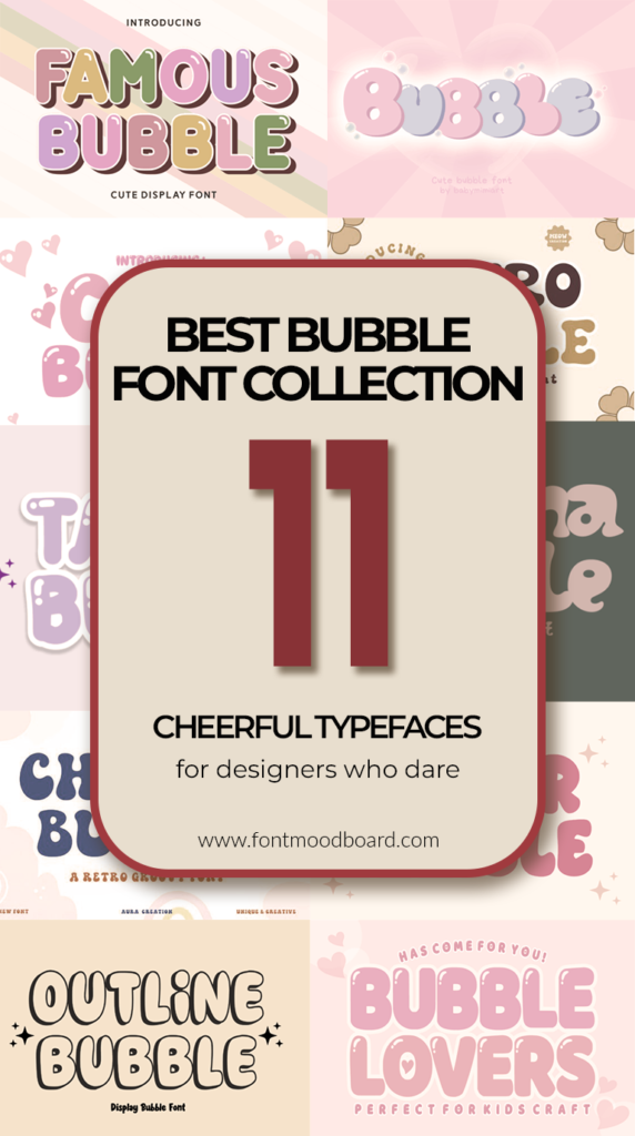 Best bubble font collection: 11 cheerful typefaces for designers who dare