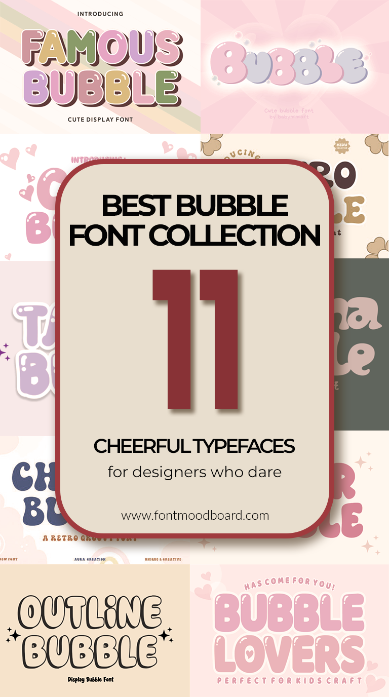 Best bubble font collection: 11 cheerful typefaces for designers who dare