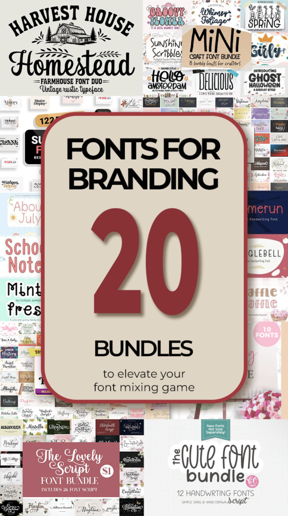 Fonts for branding: 20 bundles to elevate your font mixing game