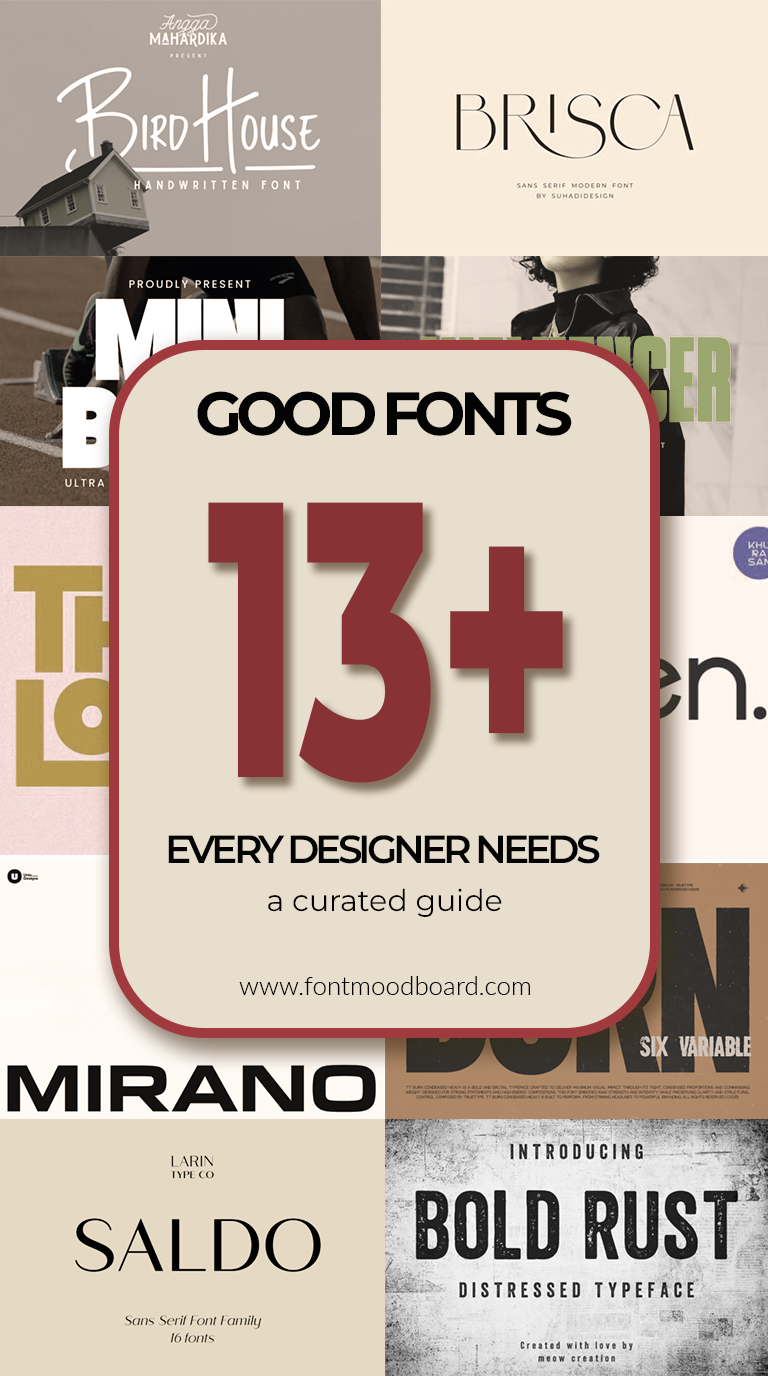 13+ Good fonts every designer needs: a curated guide to sans serif classics