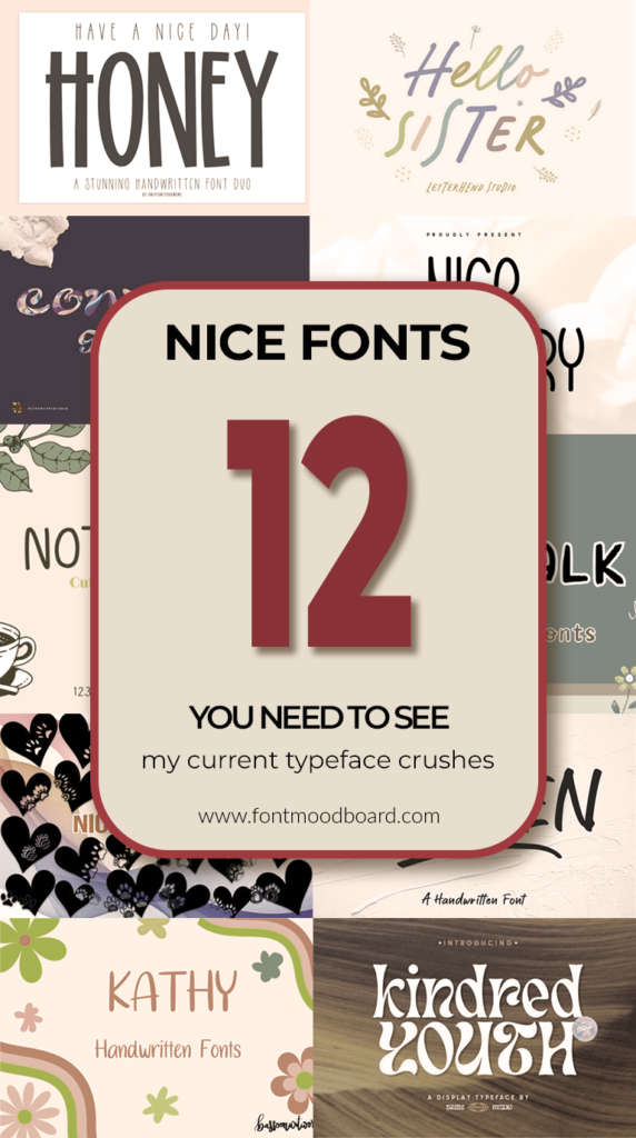 My current typeface crushes: 12 nice fonts you need to see